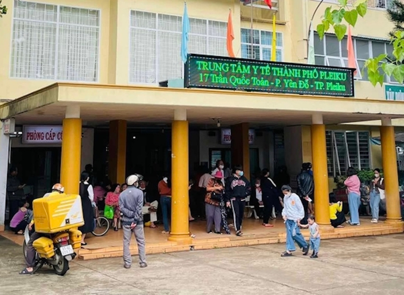 Trung tâm Y tế TP. Pleiku nơi em T được phát hiện có bầu