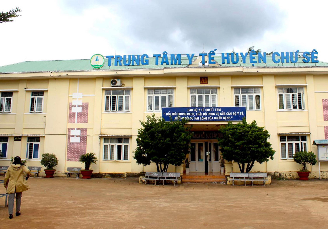 Trung tâm Y tế huyện Chư Sê, nơi xảy ra vụ việc