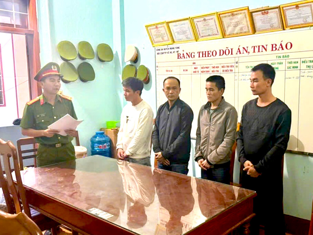 Một số đối tượng trong vụ án Một số đối tượng trong vụ án