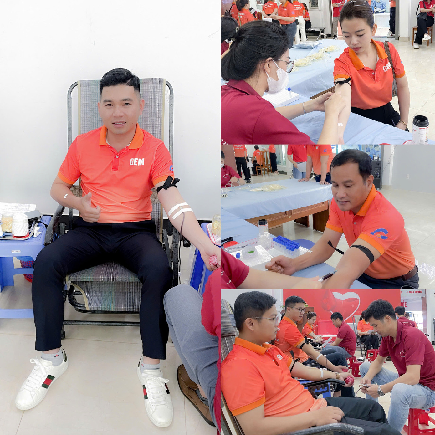 Chương trình hiến máu tình nguyện Giọt hồng Hệ thống y tế GEM đã thu về 50 đơn vị máu an toàn.