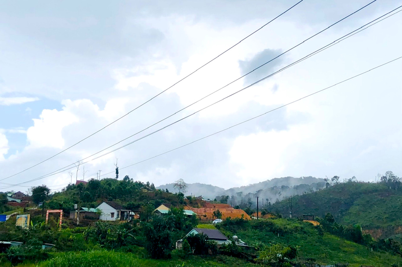 Xã Đắk Tăng (huyện Kon Plông) là một trong các địa phương nằm trong vùng tâm chấn