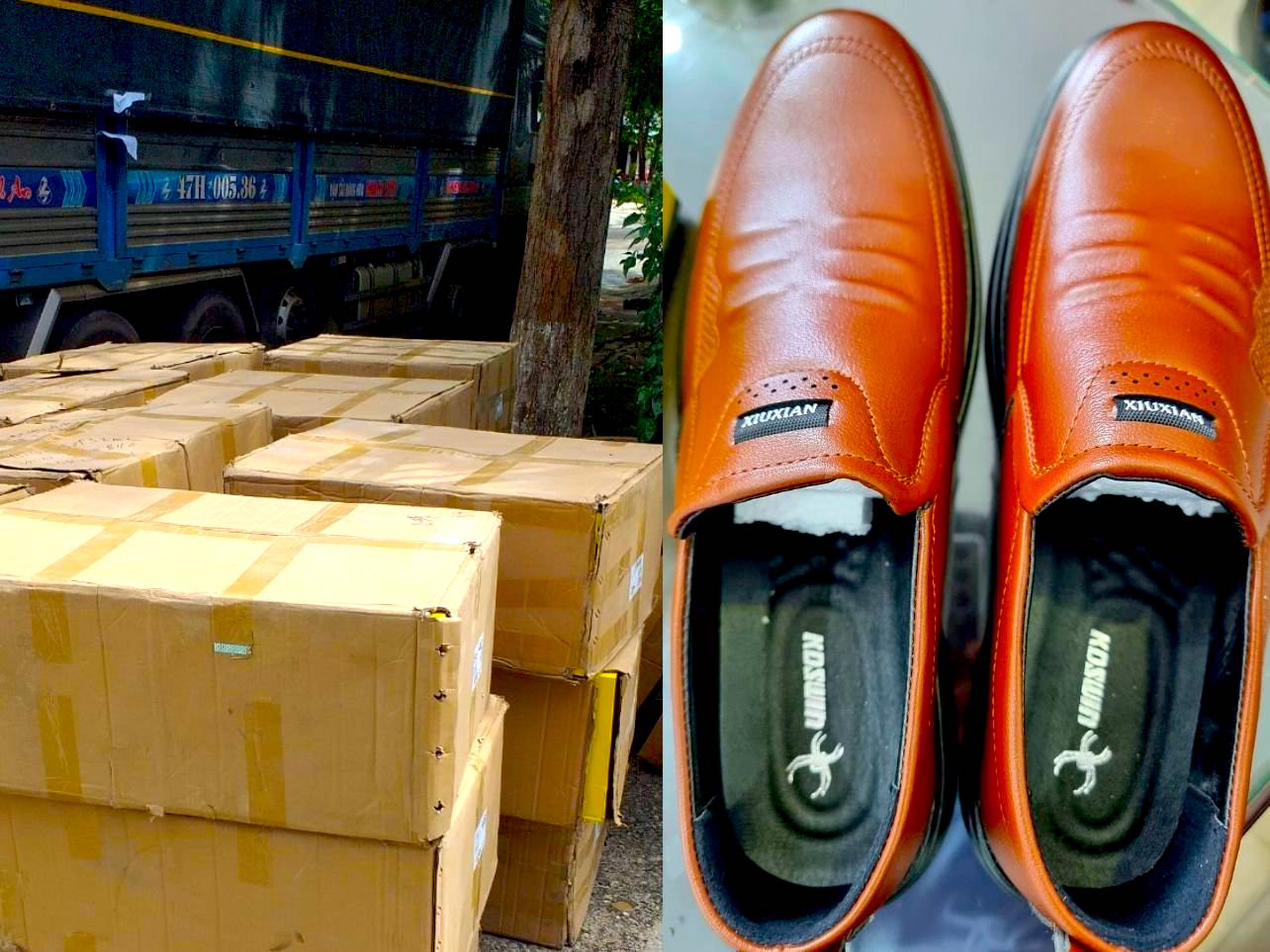 Số hàng hoá trong vụ việc