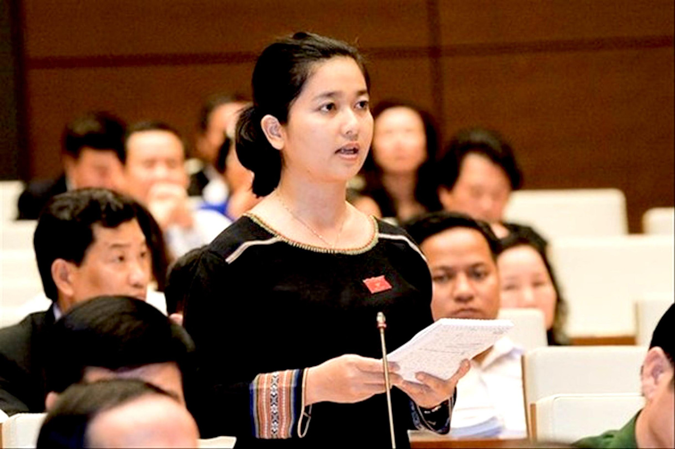 Trung tá Ksor H’Bơ Khắp. Ảnh: Như Ý Trung tá Ksor H’Bơ Khắp. Ảnh: Như Ý