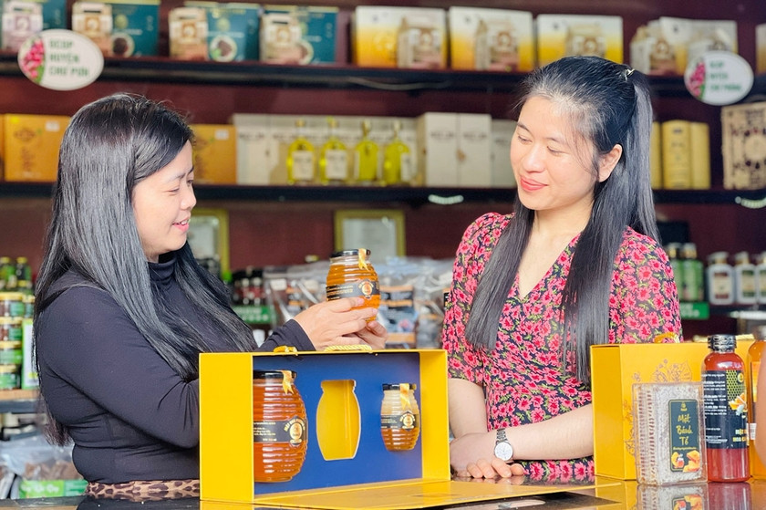 Huyện Đức Cơ có nhiều sản phẩm OCOP. Ảnh: Trần Dung Huyện Đức Cơ có nhiều sản phẩm OCOP. Ảnh: Trần Dung