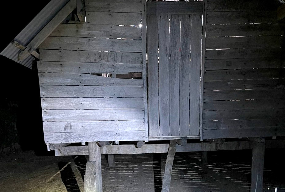 Căn nhà nơi xảy ra vụ án mạng.