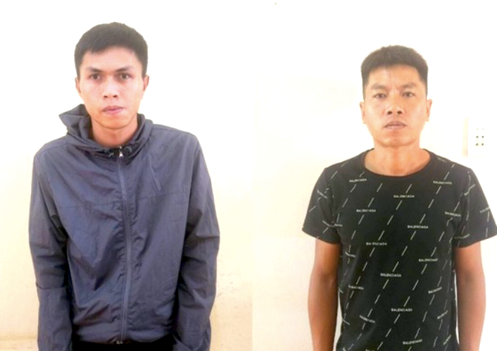 Hai đối tượng trong vụ cá độ bóng đá ở huyện Đak Đoa Hai đối tượng trong vụ cá độ bóng đá ở huyện Đak Đoa