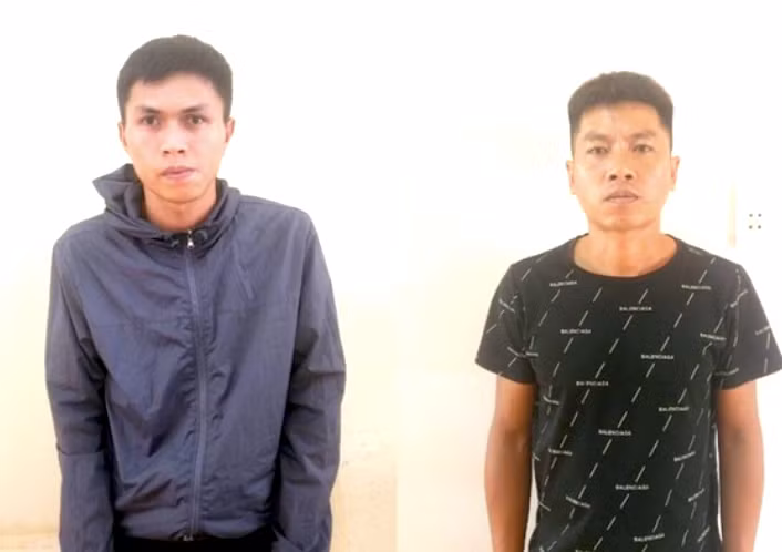 Hai đối tượng trong vụ cá độ bóng đá ở huyện Đak Đoa Hai đối tượng trong vụ cá độ bóng đá ở huyện Đak Đoa