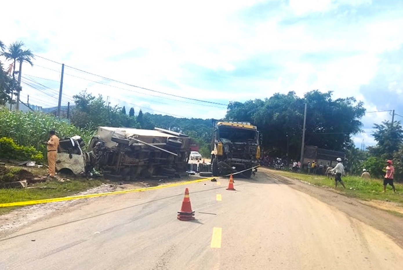 Hiện trường vụ tai nạn