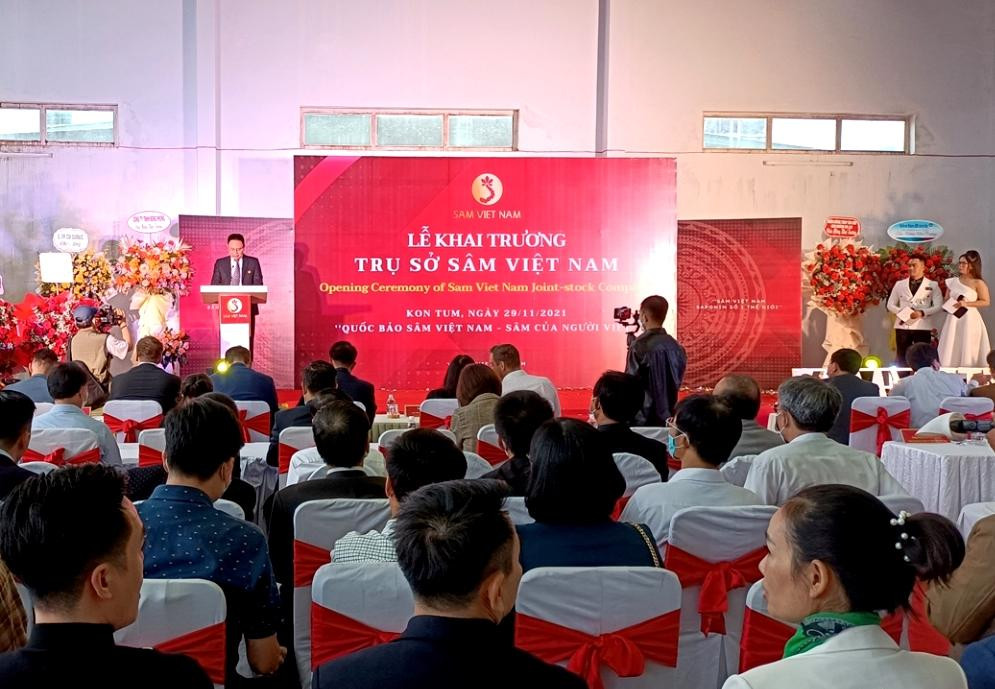 Lễ khai trương của Công ty Sâm Việt Nam