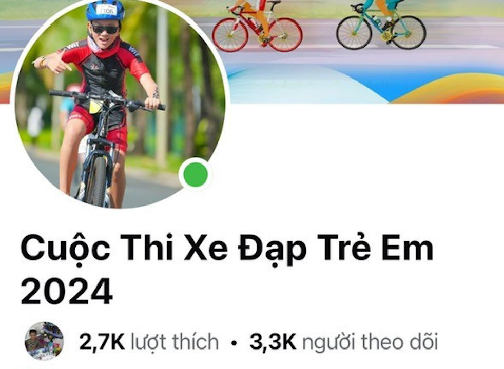 Facebook cuộc thi xe đạp mà chị L đăng ký