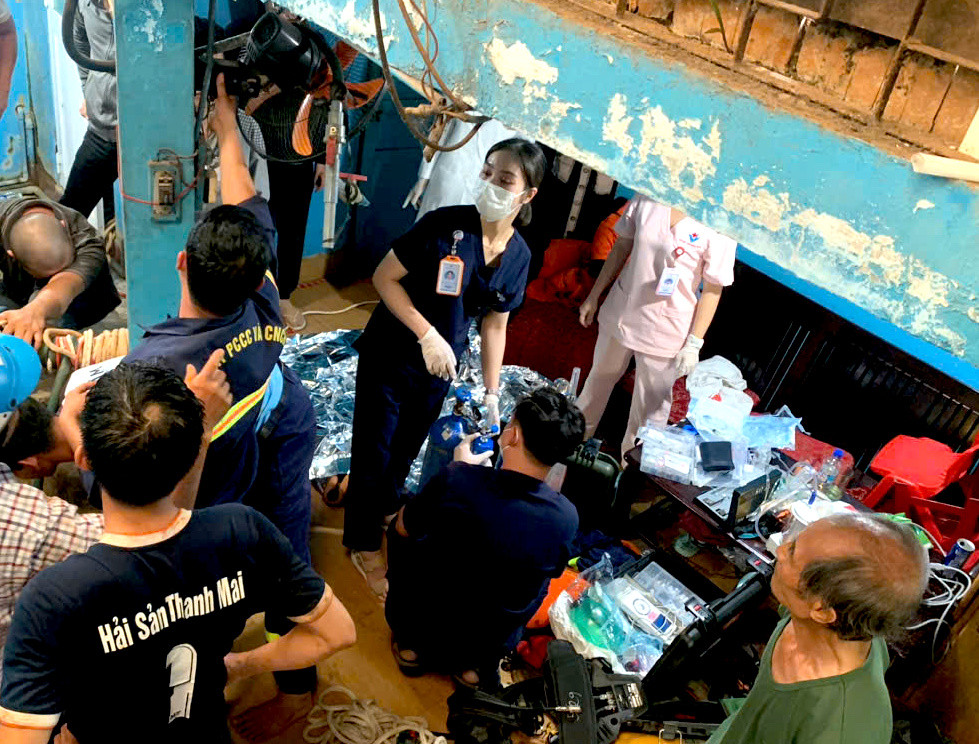 Công tác cứu hộ được triển khai kịp thời, bài bản