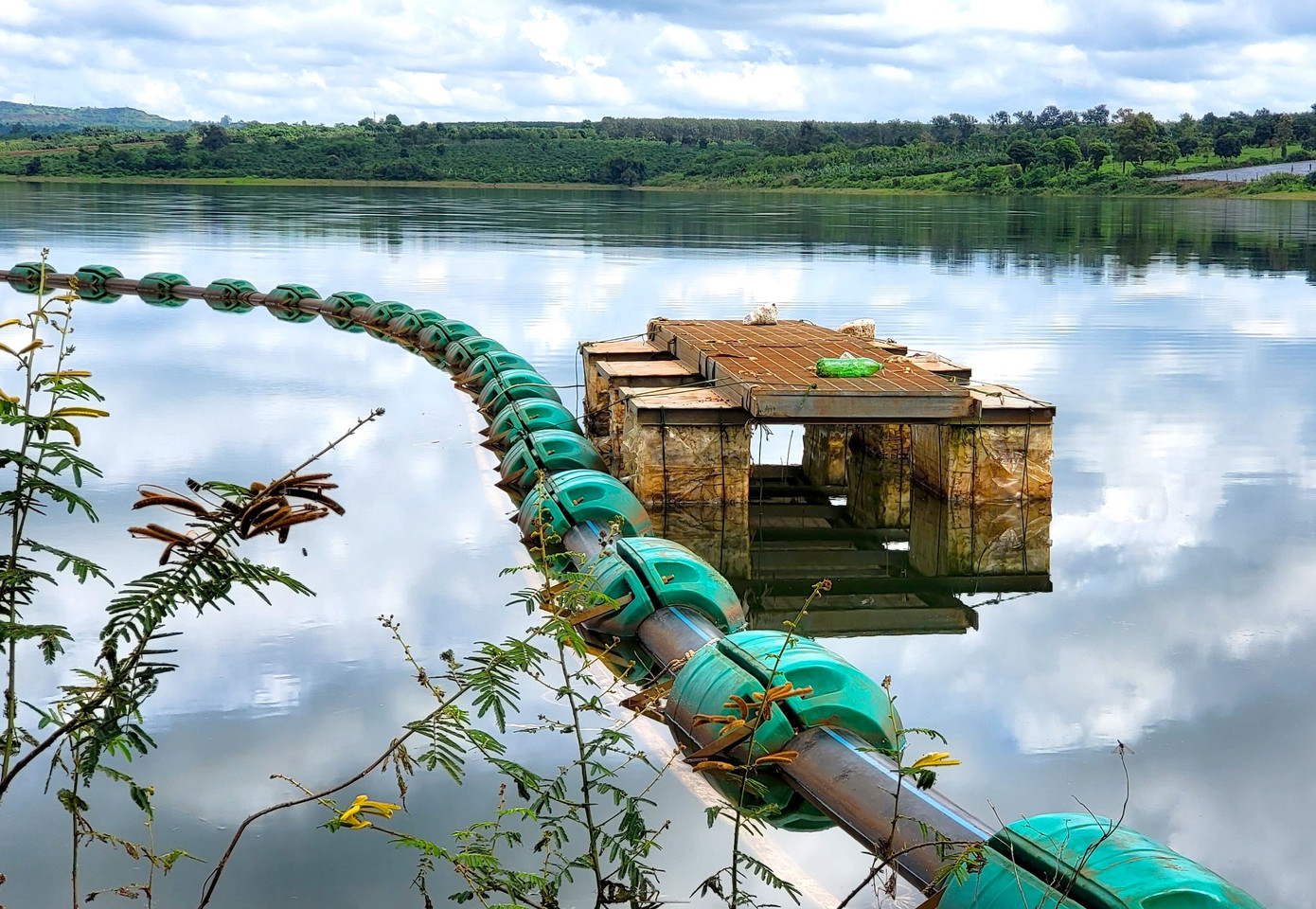 Hồ lấy nước của Công ty Cổ phần Cấp nước Chư Sê