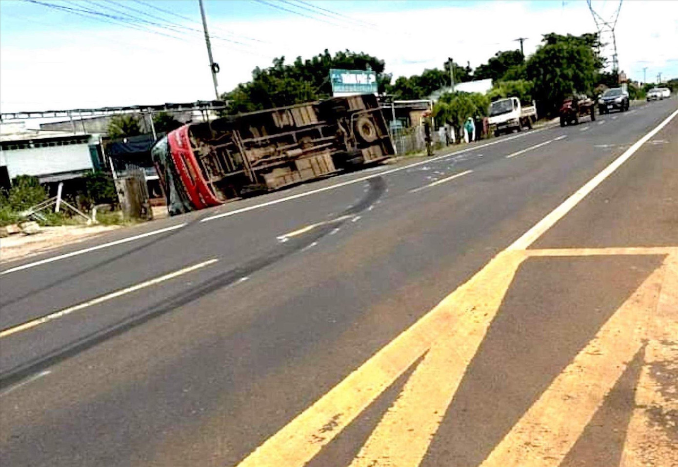 Hiện trường vụ tai nạn Hiện trường vụ tai nạn