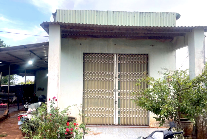 Căn nhà nơi xảy ra vụ việc