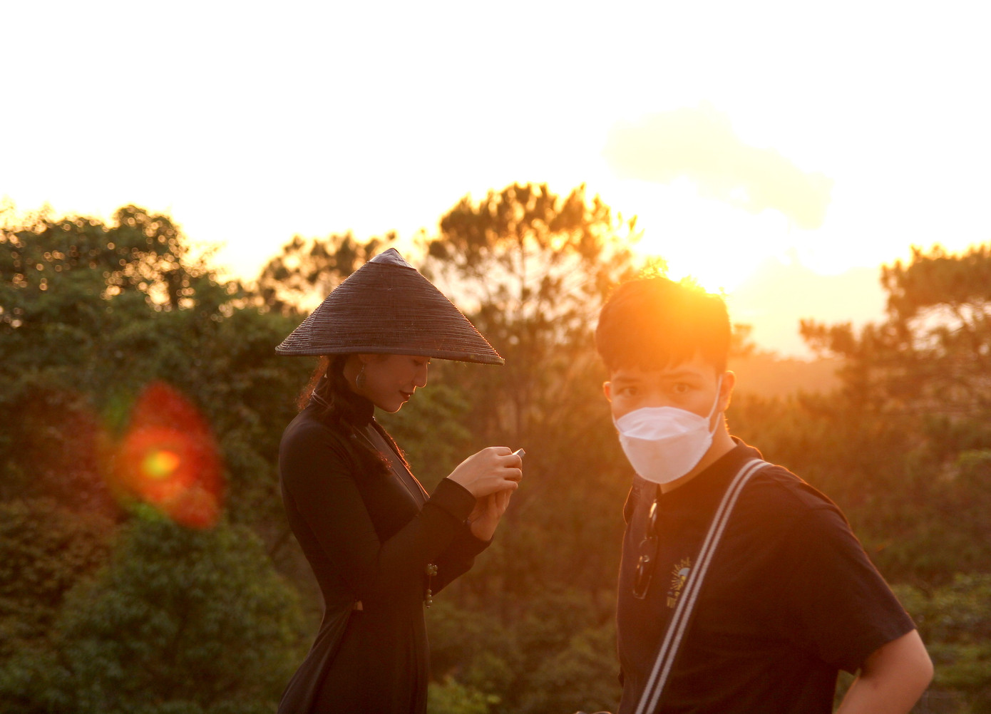 Tại “Đại lộ hoàng hôn” có rất nhiều vị trí để du khách chụp được những tấm ảnh tuyệt đẹp.