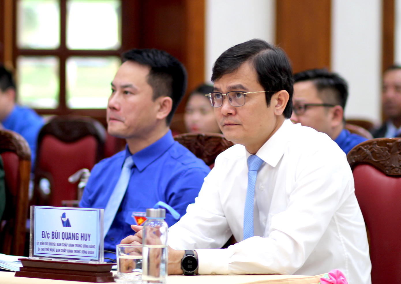 Bí thư thứ nhất Trung ương Đoàn - anh Bùi Quang Huy dự Đại hội Đại biểu Hội LHTN Việt Nam tỉnh Gia Lai.