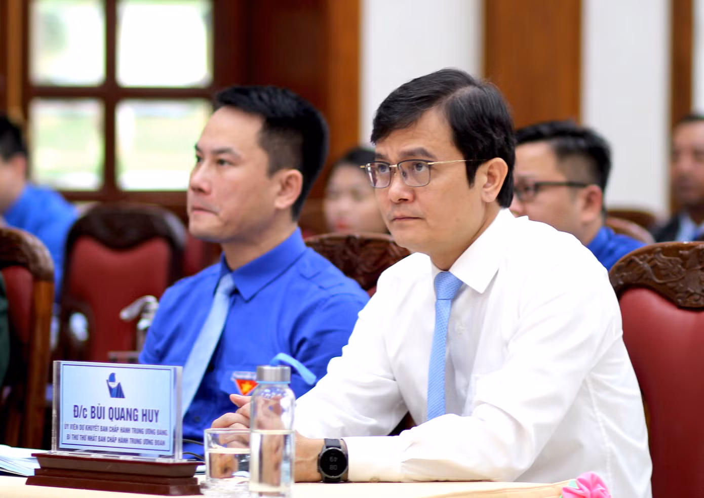 Bí thư thứ nhất Trung ương Đoàn - anh Bùi Quang Huy dự Đại hội Đại biểu Hội LHTN Việt Nam tỉnh Gia Lai.