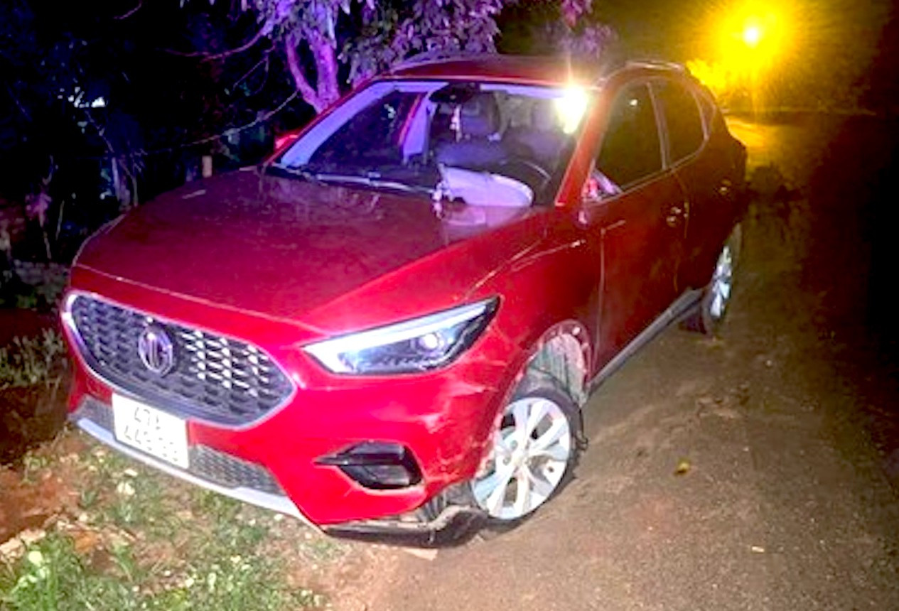 Xe ô tô của ông Tuấn thời điểm tai nạn Xe ô tô của ông Tuấn thời điểm tai nạn