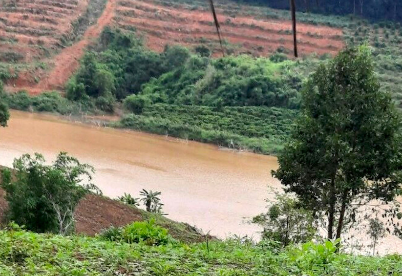 Nhánh sông nơi phát hiện thi thể