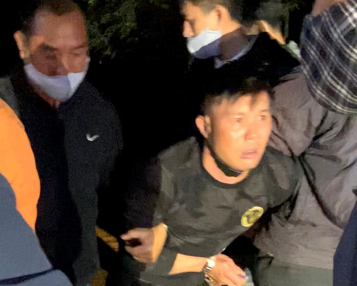 Dương Hồng Thái thời điểm bị bắt, ảnh Công an tỉnh Gia Lai