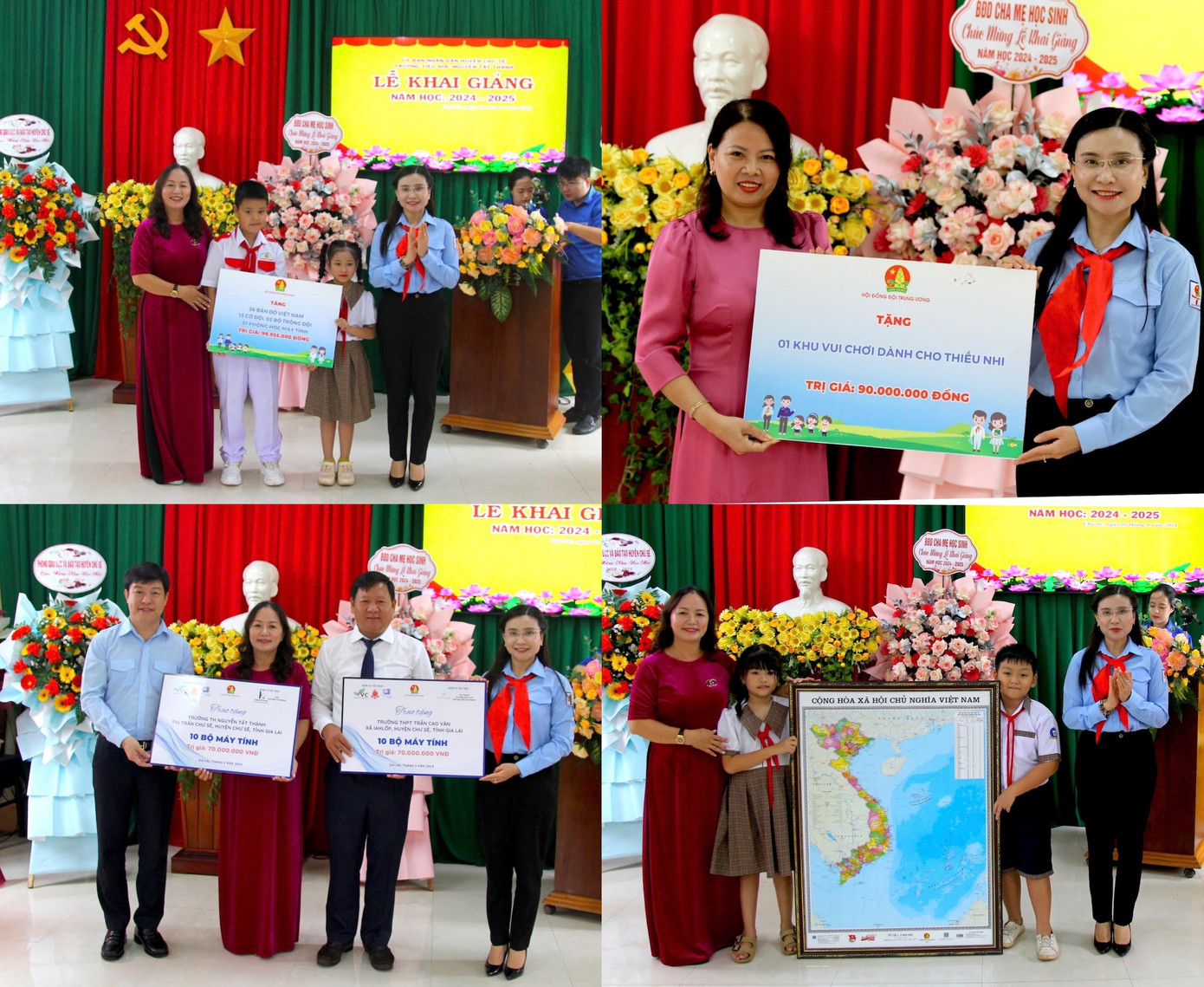 Bí thư T.Ư Đoàn, Chủ tịch Hội đồng Đội T.Ư Nguyễn Phạm Duy Trang tặng nhiều phần quà ý nghĩa cho các trường, học sinh của Gia Lai. Bí thư T.Ư Đoàn, Chủ tịch Hội đồng Đội T.Ư Nguyễn Phạm Duy Trang tặng nhiều phần quà ý nghĩa cho các trường, học sinh của Gia Lai.