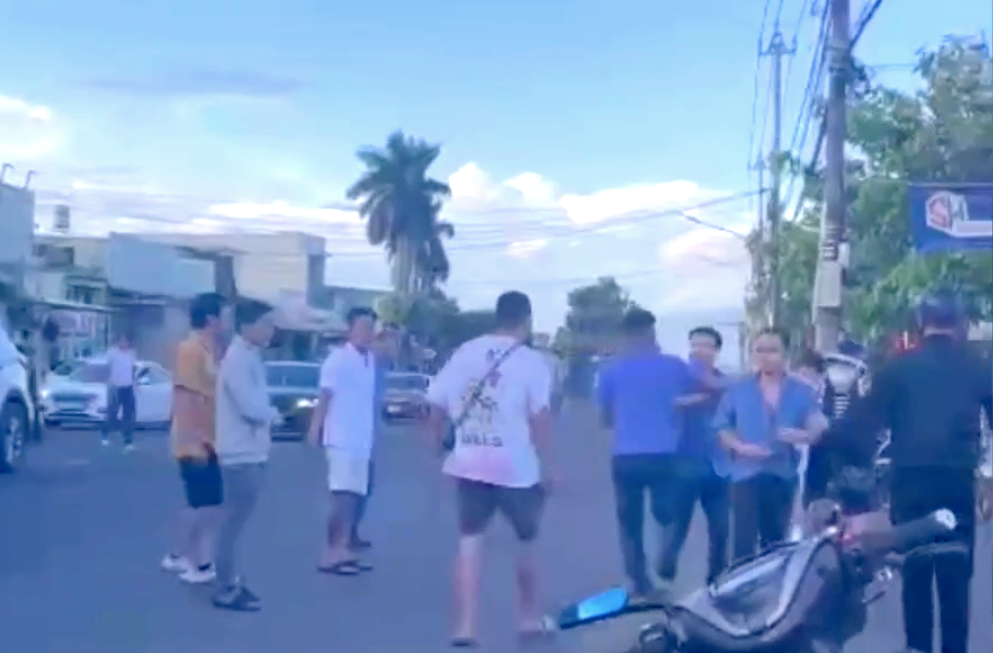 Nhân viên nhà xe Anh Phát thời điểm xảy ra vụ việc