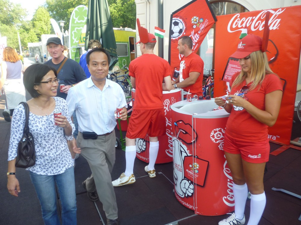 Cũng có cả khách Việt Nam