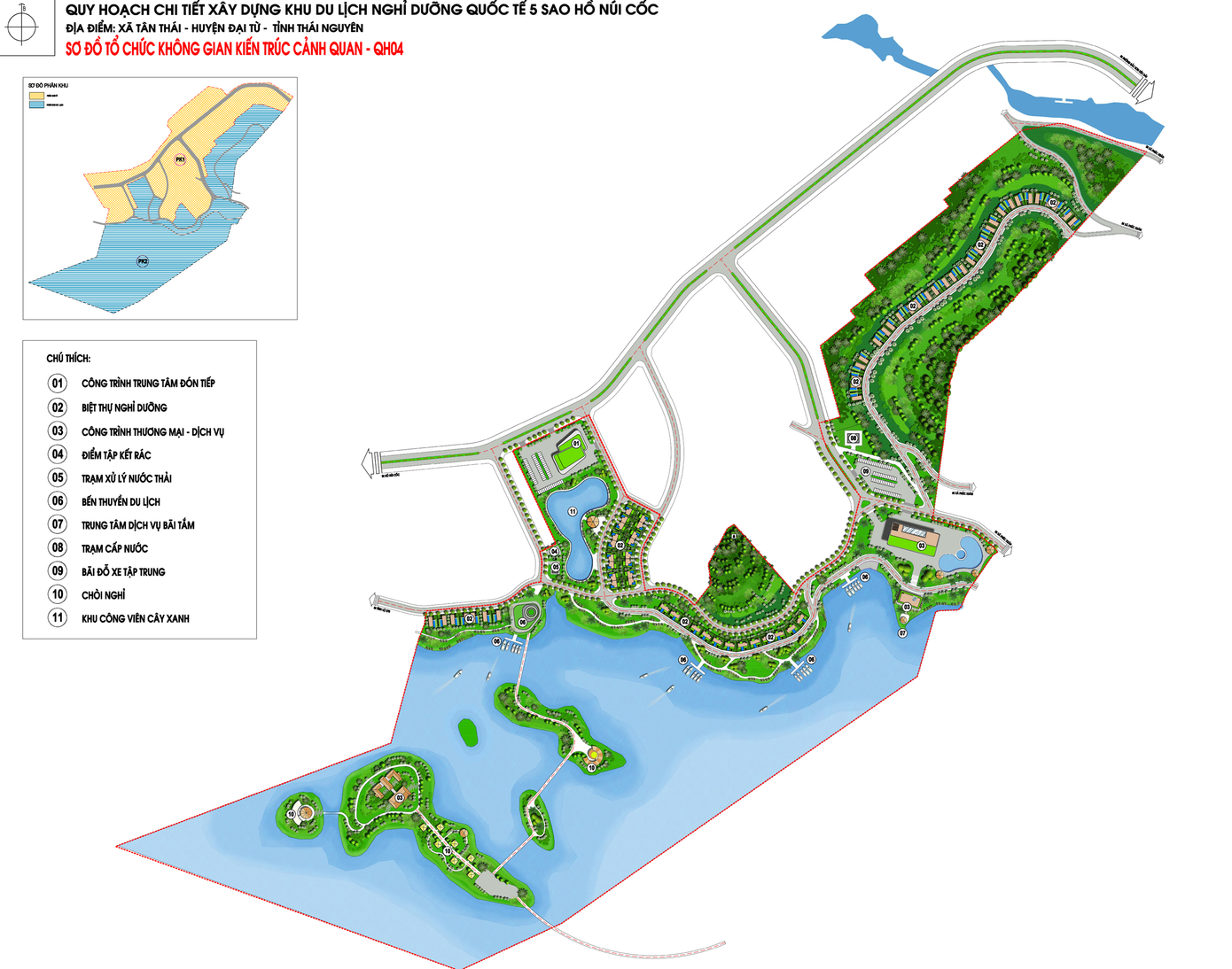 Quy hoạch chi tiết xây dựng khu du lịch nghỉ dưỡng quốc tế 5 sao Hồ Núi Cốc. Quy hoạch chi tiết xây dựng khu du lịch nghỉ dưỡng quốc tế 5 sao Hồ Núi Cốc.