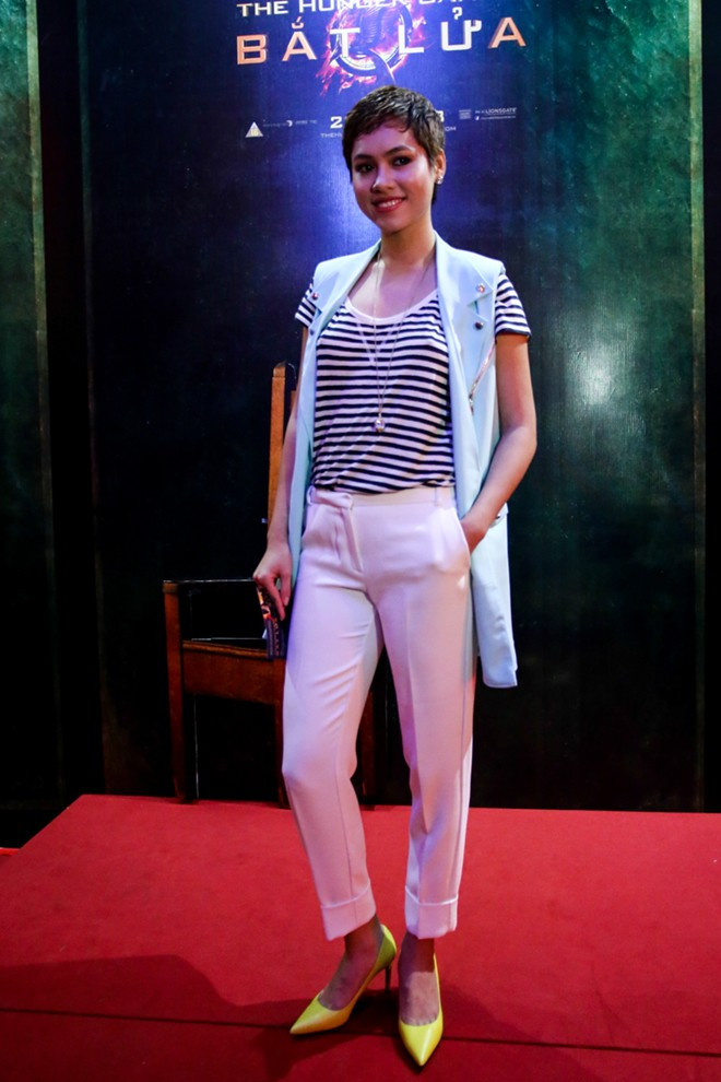 Sau gần một năm du học về diễn xuất tại Mỹ, Á hậu Việt Nam 2010 - Hoàng My trở về Việt Nam và bắt đầu trở lại làng giải trí. Thời gian gần đây, cô xuất hiện đều đặn tại các sự kiện diễn ra tại TP.HCM