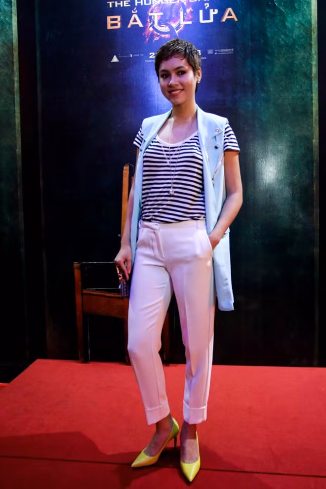 Sau gần một năm du học về diễn xuất tại Mỹ, Á hậu Việt Nam 2010 - Hoàng My trở về Việt Nam và bắt đầu trở lại làng giải trí. Thời gian gần đây, cô xuất hiện đều đặn tại các sự kiện diễn ra tại TP.HCM