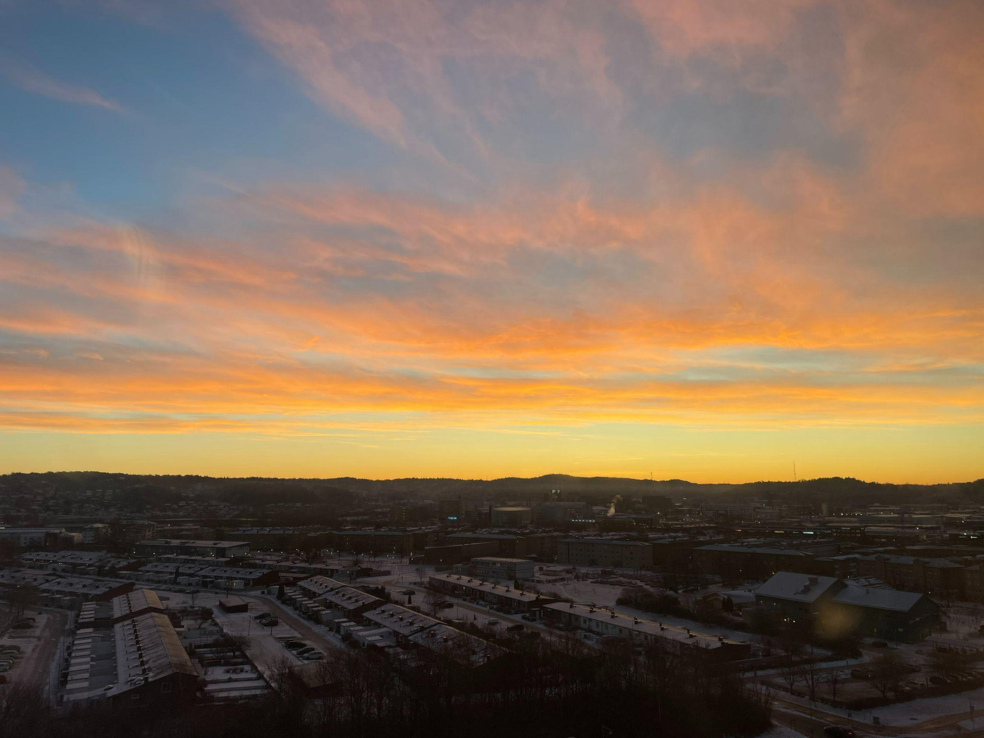 Hoàng hôn Bắc Âu tại thủ đô Stockholm, Thụy Điển. Ảnh: NVCC.