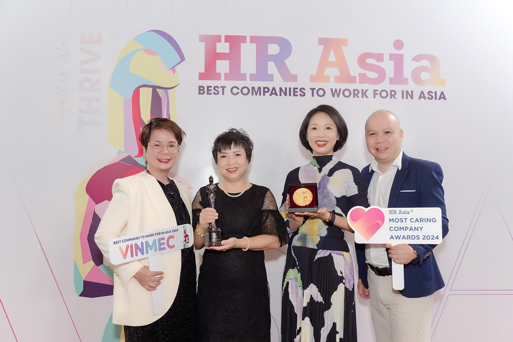 Hai giải thưởng quan trọng sẽ trở thành động lực để Vinmec tiếp tục phát triển chính sách nhân sự vượt trội cho nhân viên Hai giải thưởng quan trọng sẽ trở thành động lực để Vinmec tiếp tục phát triển chính sách nhân sự vượt trội cho nhân viên