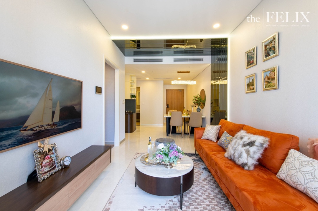Căn hộ tại The Felix có thiết kế hiện đại và mặt sàn được bố trí khoa học, giúp cuộc sống thêm tiện nghi Căn hộ tại The Felix có thiết kế hiện đại và mặt sàn được bố trí khoa học, giúp cuộc sống thêm tiện nghi