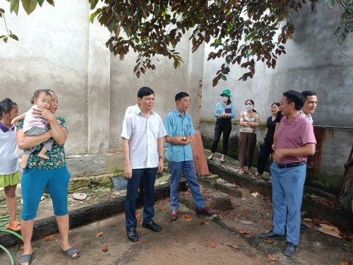 Huyện Thọ Xuân(Than Hoá) tổ chức giám sát Chương trình mục tiêu Quốc gia giảm nghèo bền vững giai đoạn 2021-2025 tại thị trấn Thọ Xuân