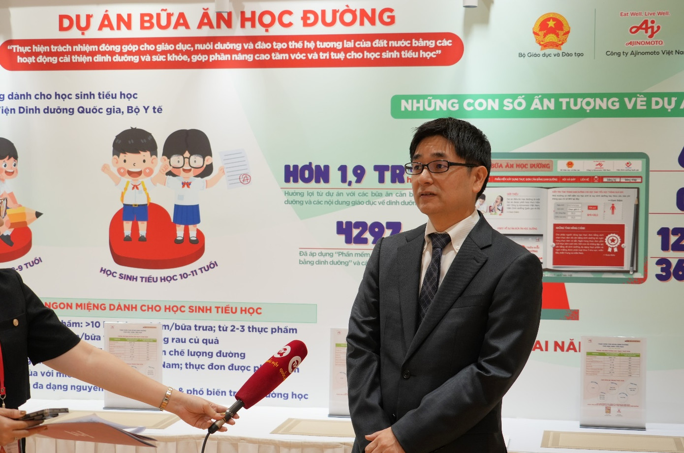 Ông Takayuki Kubota - Giám đốc Phụ trách tài chính, Công nghệ thông tin, Cung ứng &amp; Lưu thông phân phối Công ty Ajinomoto Việt Nam trả lời phỏng vấn