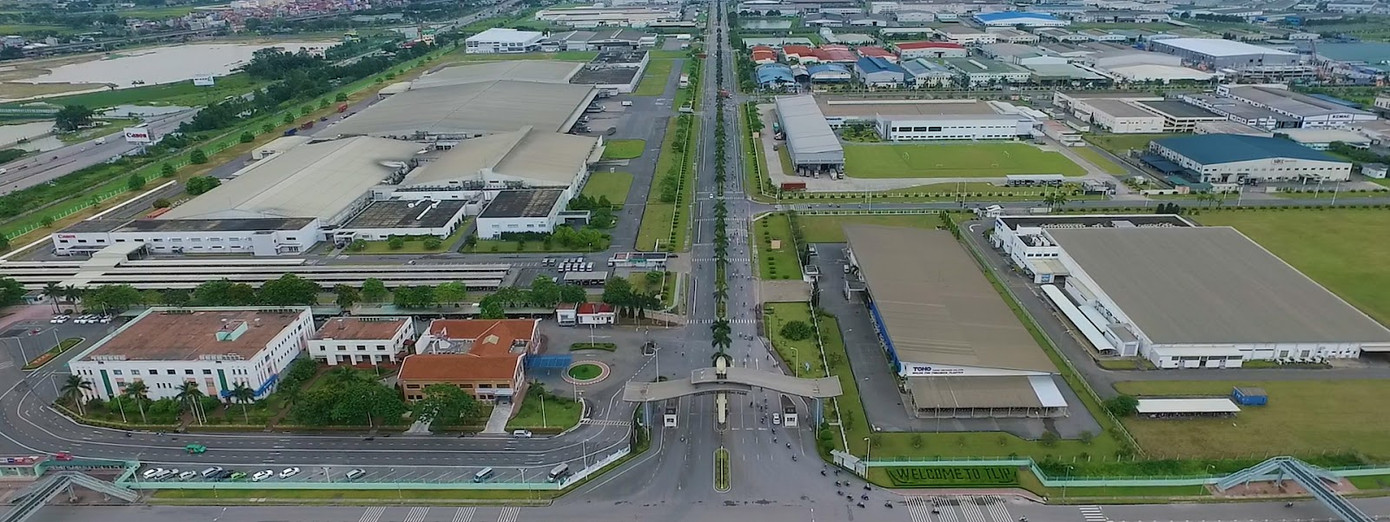 Một góc Khu công nghiệp Thăng Long 1