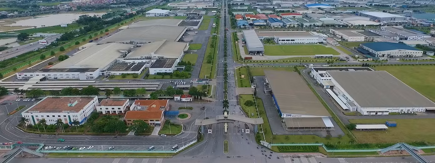 Một góc Khu công nghiệp Thăng Long 1 Một góc Khu công nghiệp Thăng Long 1