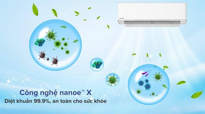 Công nghệ nanoe™ X độc quyền, nâng cao chất lượng không khí trong gia đình