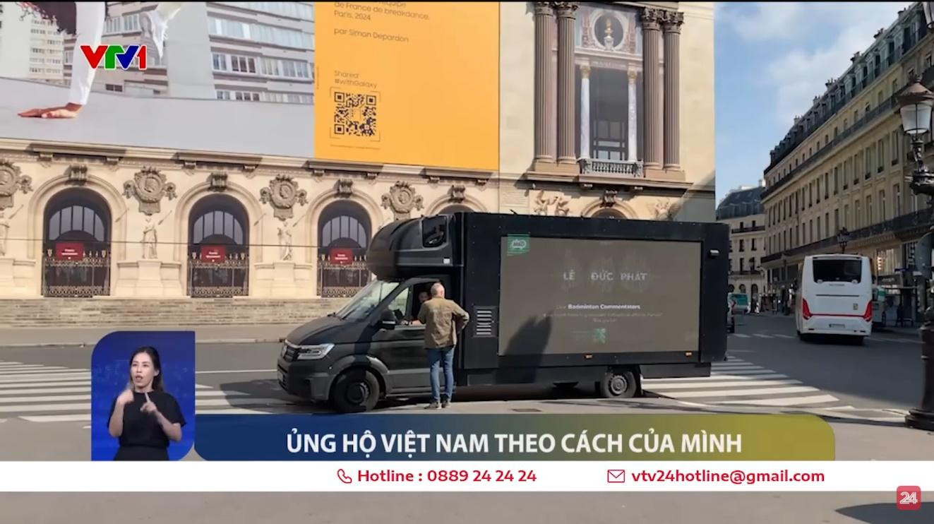 Xe quảng cáo LEDs của MILO được đưa tin trên bản tin thời sự VTV1 tối 2/8. Nguồn: VTV1 Xe quảng cáo LEDs của MILO được đưa tin trên bản tin thời sự VTV1 tối 2/8. Nguồn: VTV1