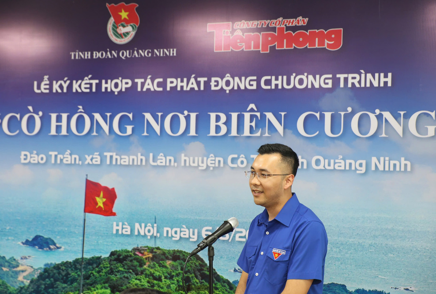 Anh Nguyễn Thế Minh - Phó Bí thư thường trực Tỉnh đoàn Quảng Ninh