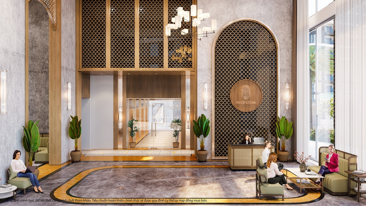 Chất sống xứng tầm tinh hoa của The Opus One thể hiện ở hệ tiện ích phong cách nghỉ dưỡng và không gian sống như khách sạn hạng sang