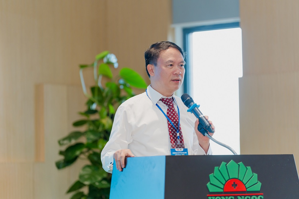 GS.TS. Phạm Mạnh Hùng, Phó Chủ tịch Hội Tim Mạch học Việt Nam phát biểu tại hội nghị GS.TS. Phạm Mạnh Hùng, Phó Chủ tịch Hội Tim Mạch học Việt Nam phát biểu tại hội nghị
