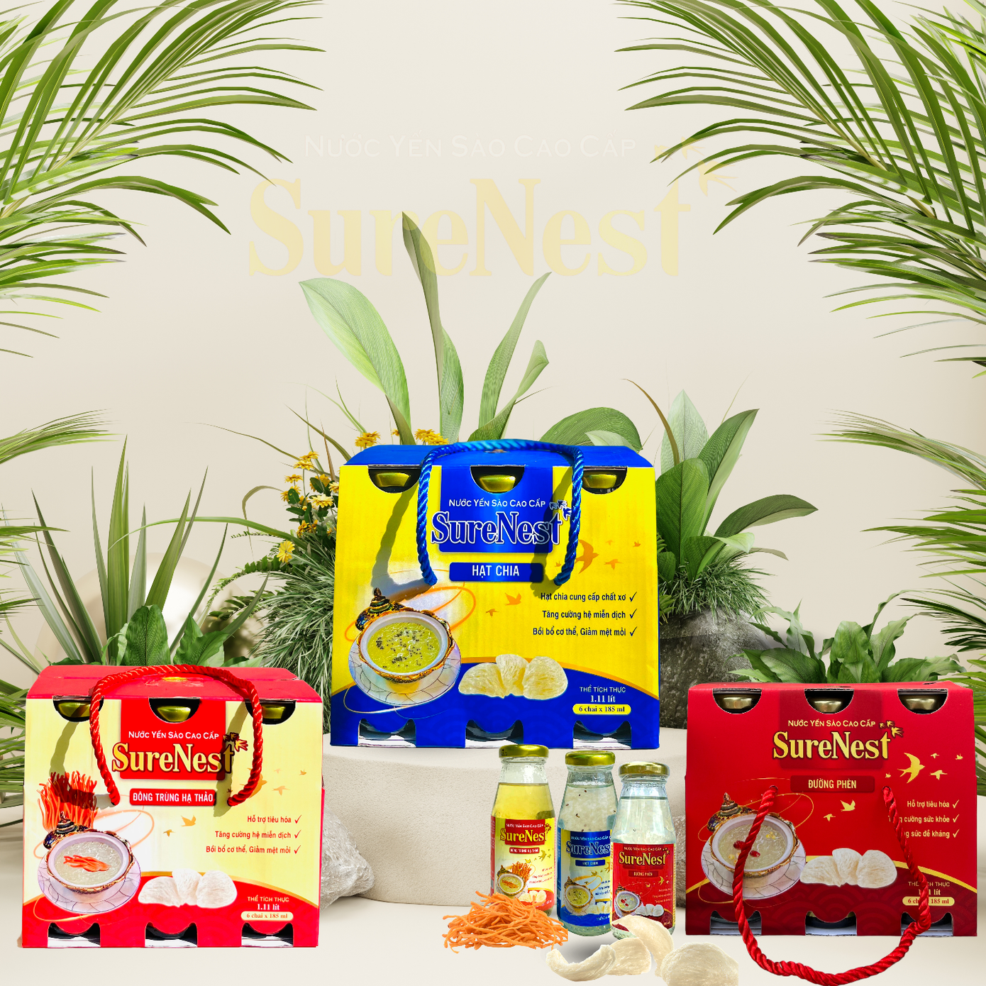 Sản phẩm Nước Yến Sào Cao Cấp Surenest Sản phẩm Nước Yến Sào Cao Cấp Surenest