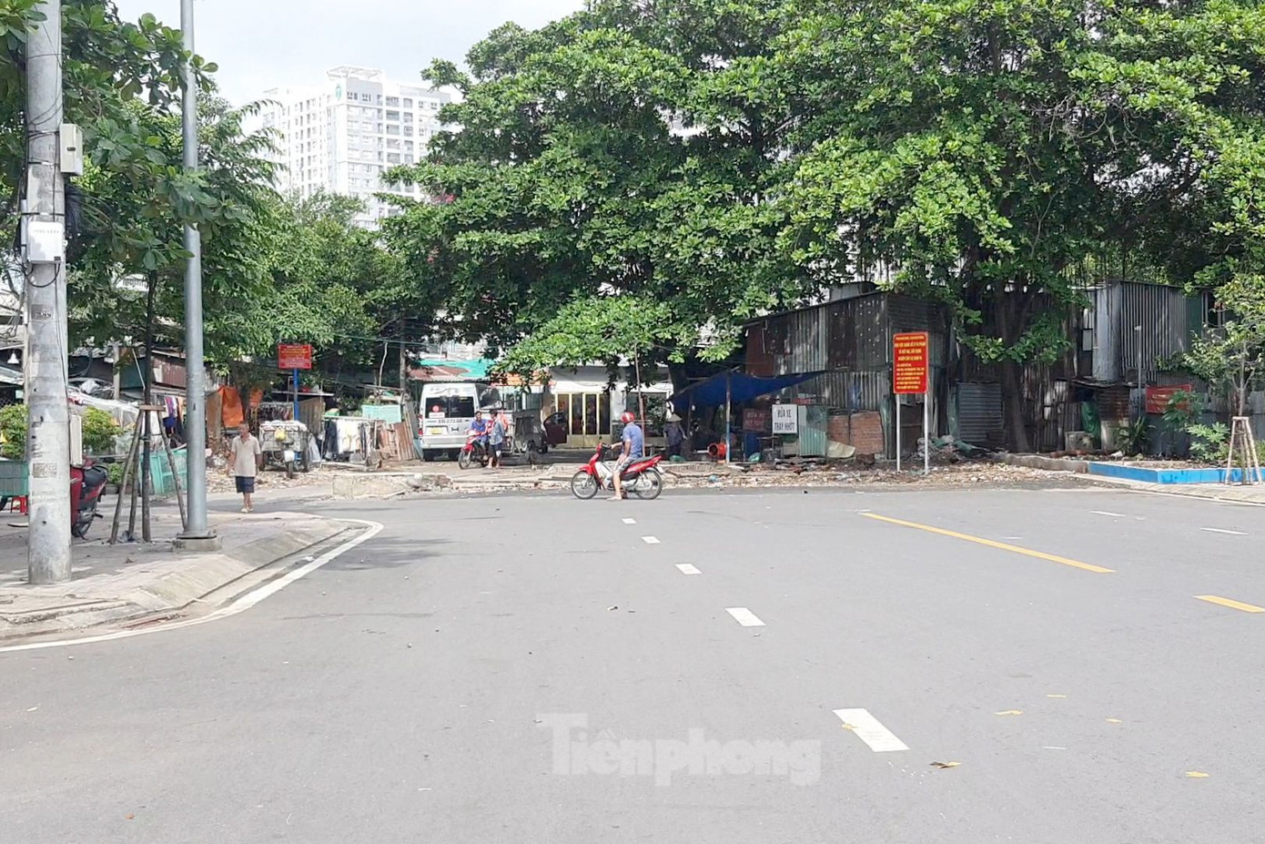 Khu vực xảy ra vụ việc. Ảnh: Hoàng Thuận.