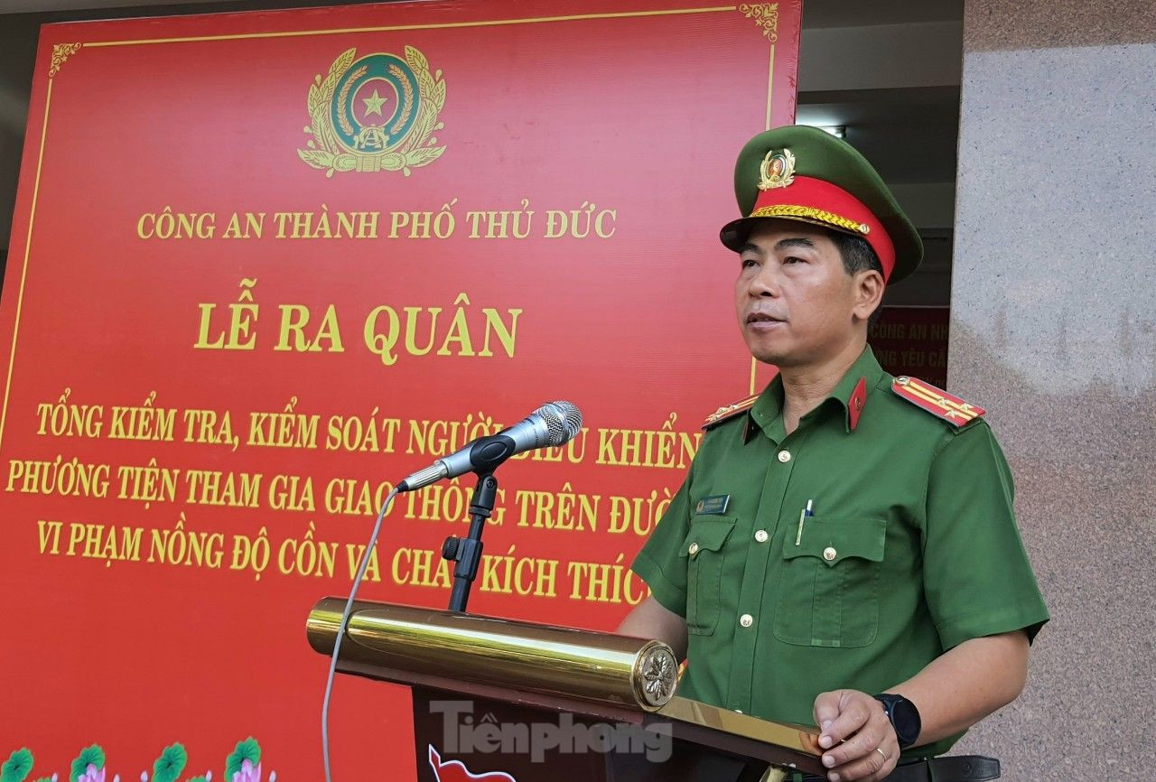 Thượng tá Tân Xuân Tiên cho biết, Công an TP. Thủ Đức nhiều lần ra quân kiểm tra, xử lý vi phạm giao thông liên quan đến nồng độ cồn nhưng nhiều vụ tai nạn thương tâm vẫn xảy ra.