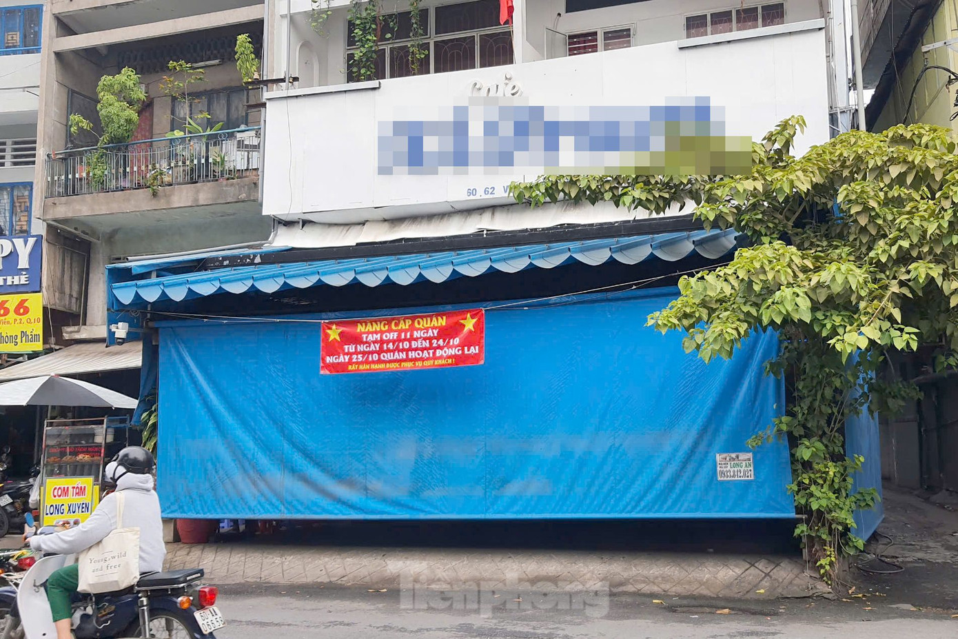 Quán cà phê xảy ra vụ việc. Ảnh: Hoàng Thuận