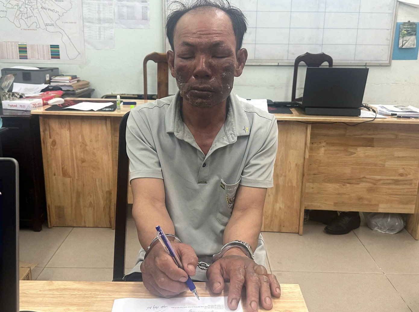 Nghi phạm Huỳnh Minh Trung. Ảnh: Công an cung cấp.