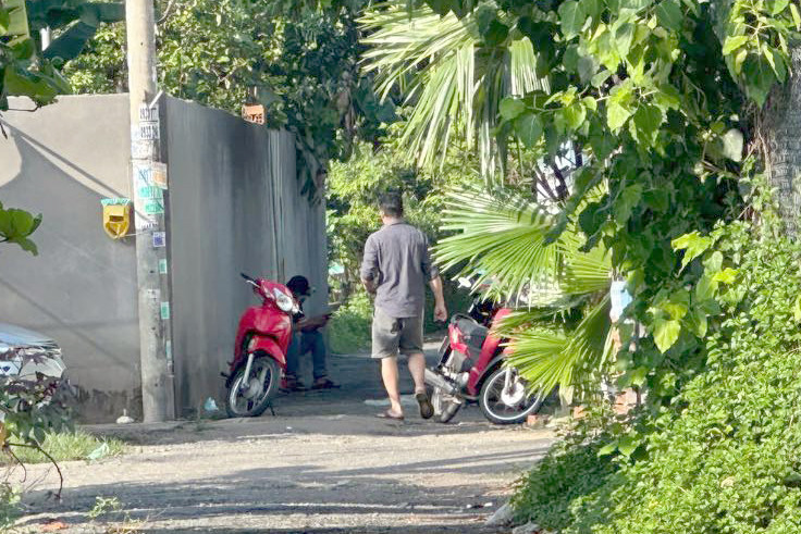 Khu vực hiện trường xảy ra vụ việc. Ảnh: C.A. Khu vực hiện trường xảy ra vụ việc. Ảnh: C.A.