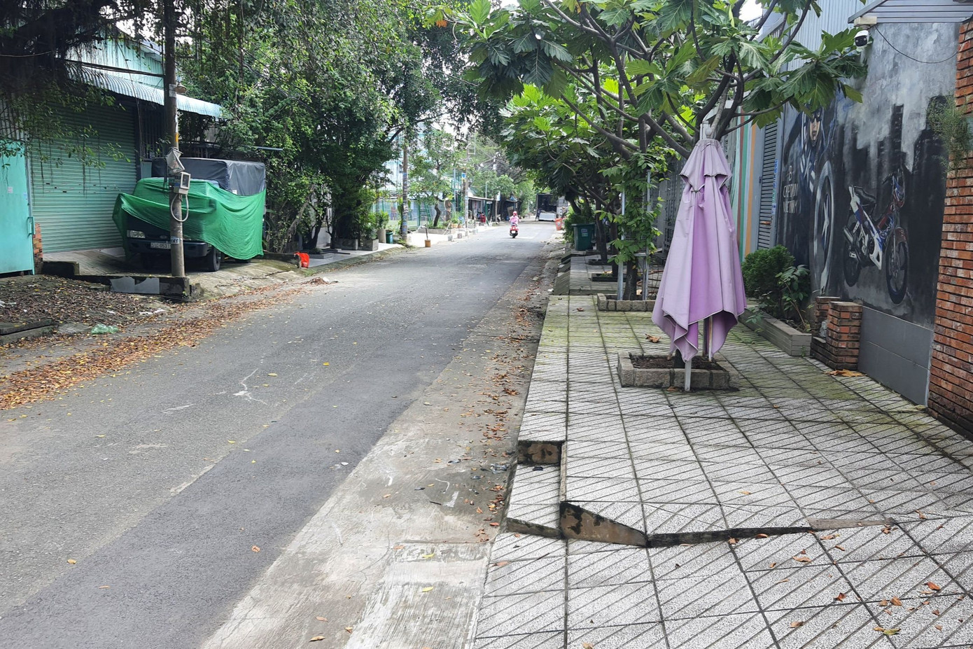 Khu vực xảy ra vụ việc. Ảnh: Hoàng Thuận