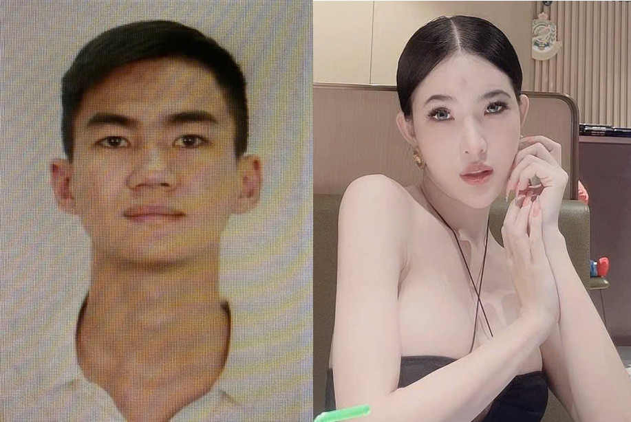 Lâm Thành Trung và Nguyễn Bé Vi. Ảnh: Công an cung cấp.